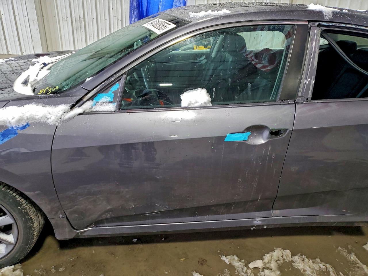 2020 Honda Civic Ex Gray vin: 19XFC1F35LE204586