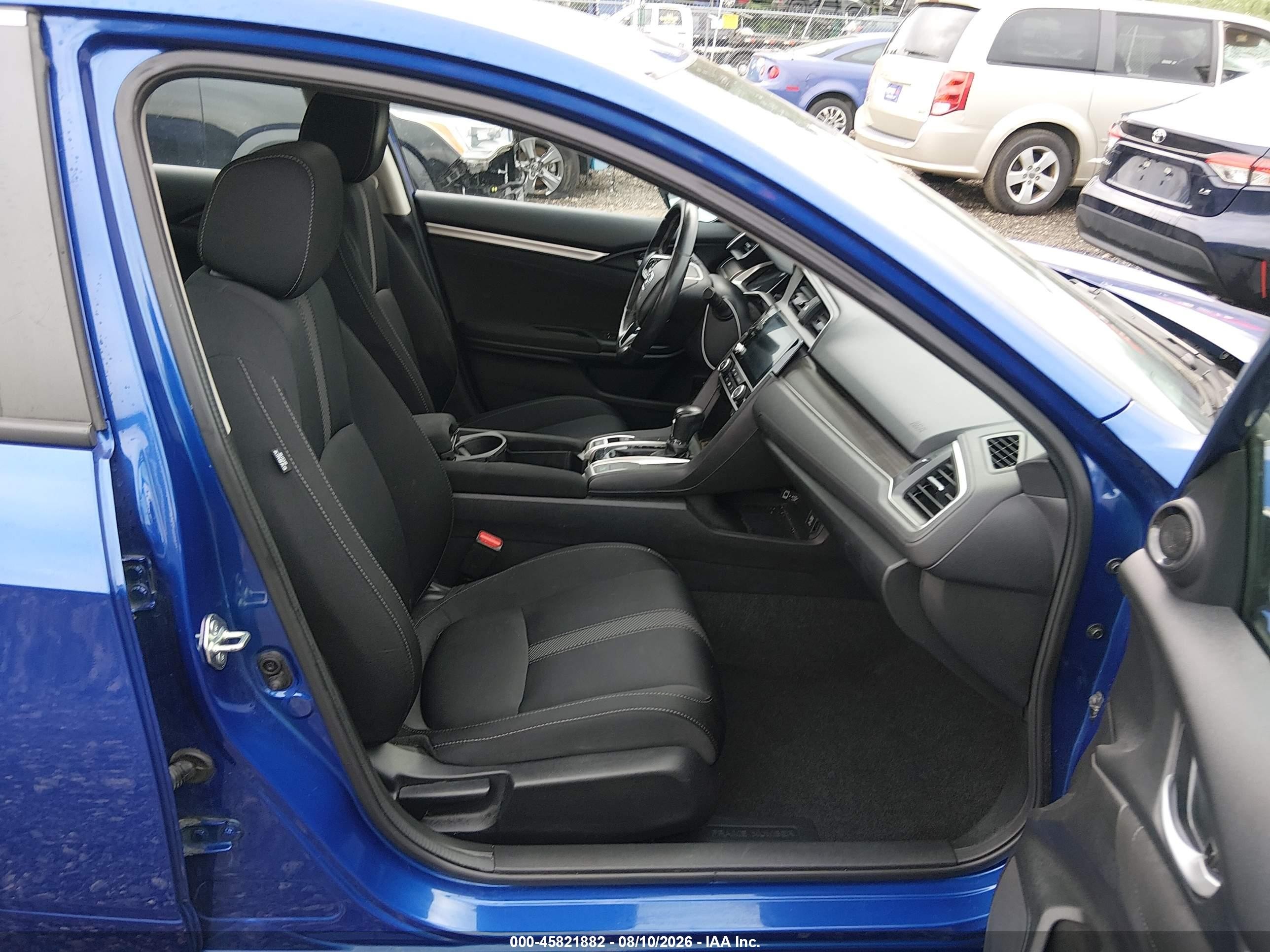 2020 Honda Civic Ex Blue vin: 19XFC1F36LE004378