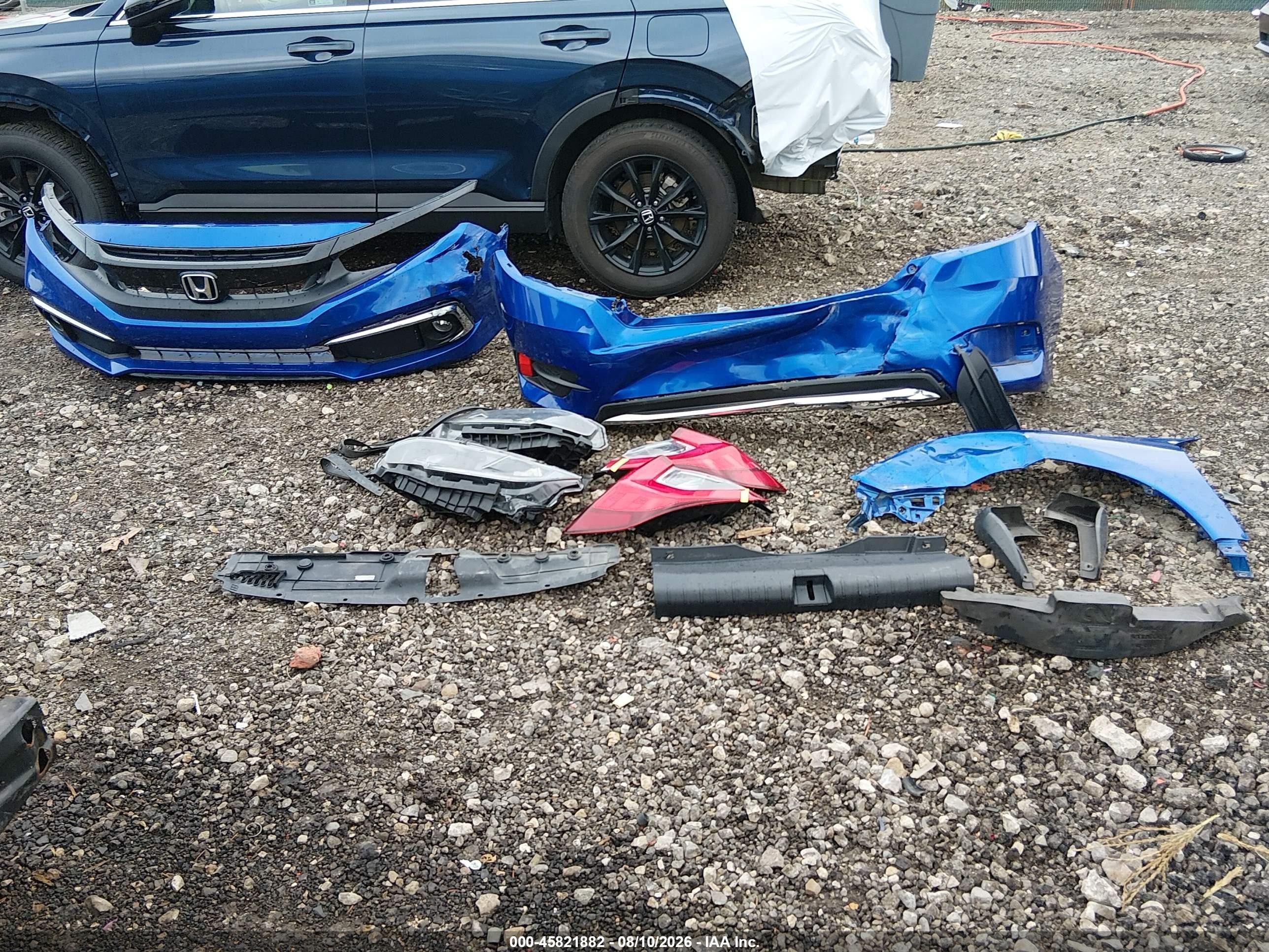 2020 Honda Civic Ex Blue vin: 19XFC1F36LE004378