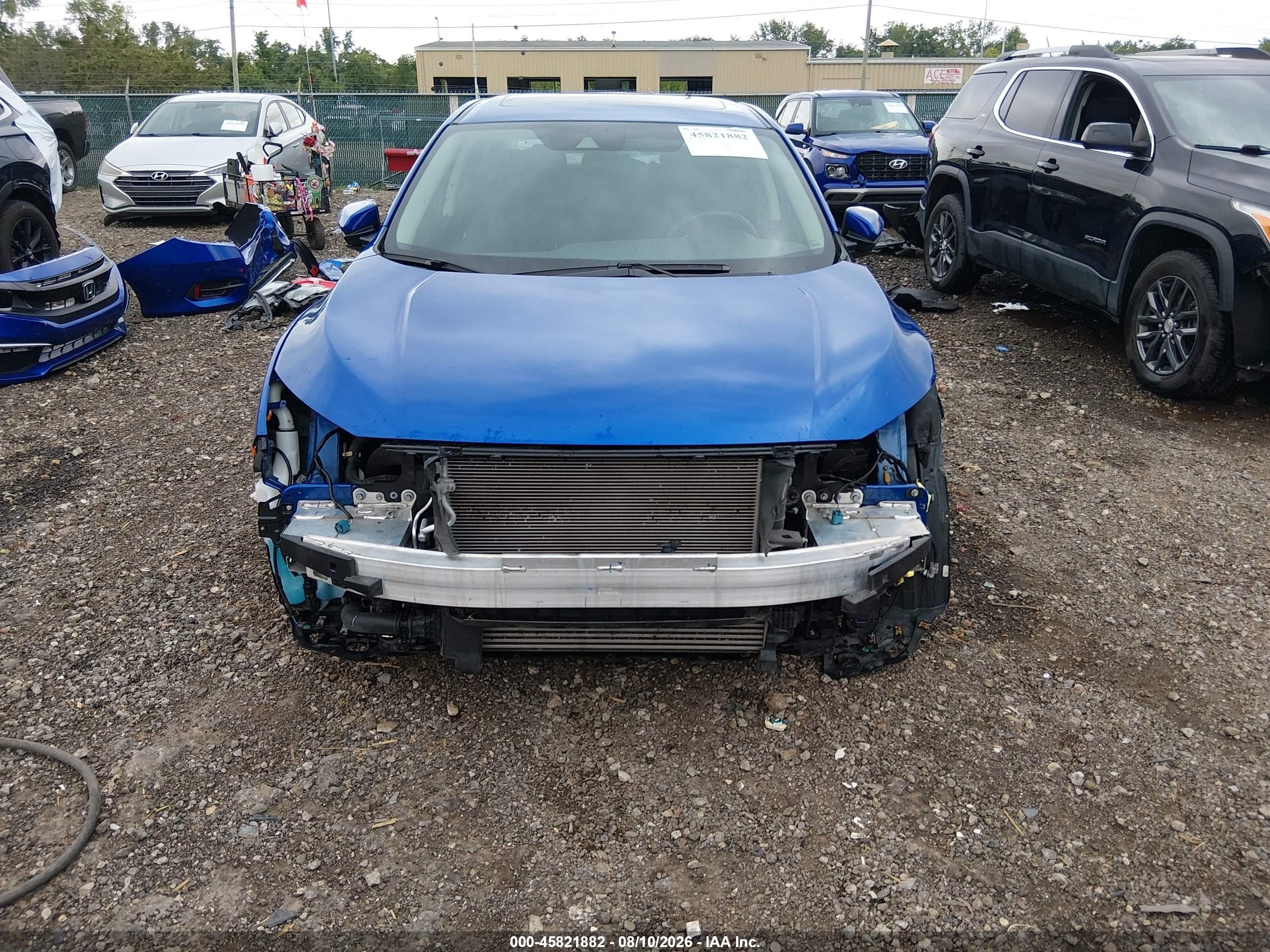 2020 Honda Civic Ex Blue vin: 19XFC1F36LE004378