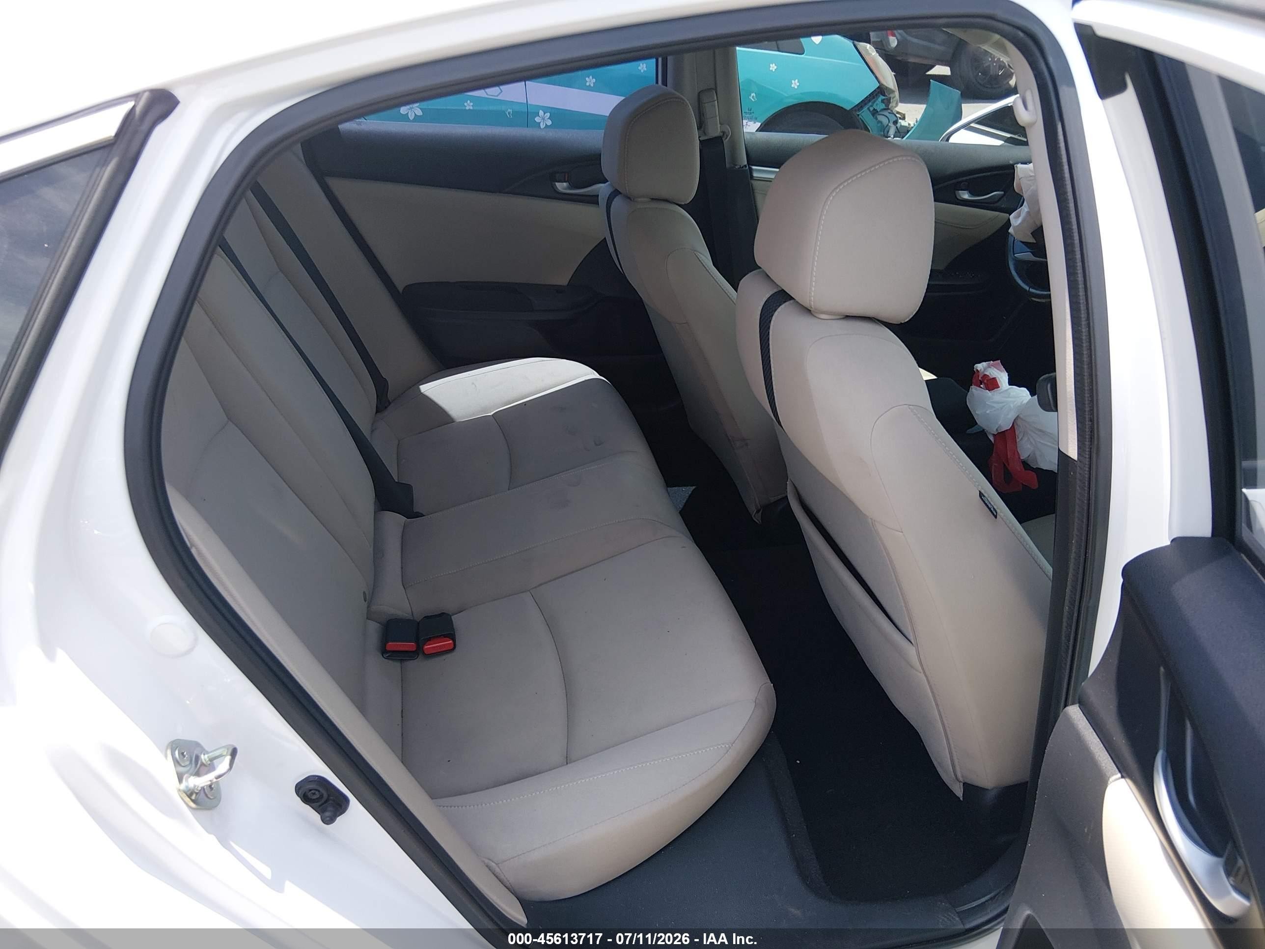 2020 Honda Civic Ex White vin: 19XFC1F36LE204788
