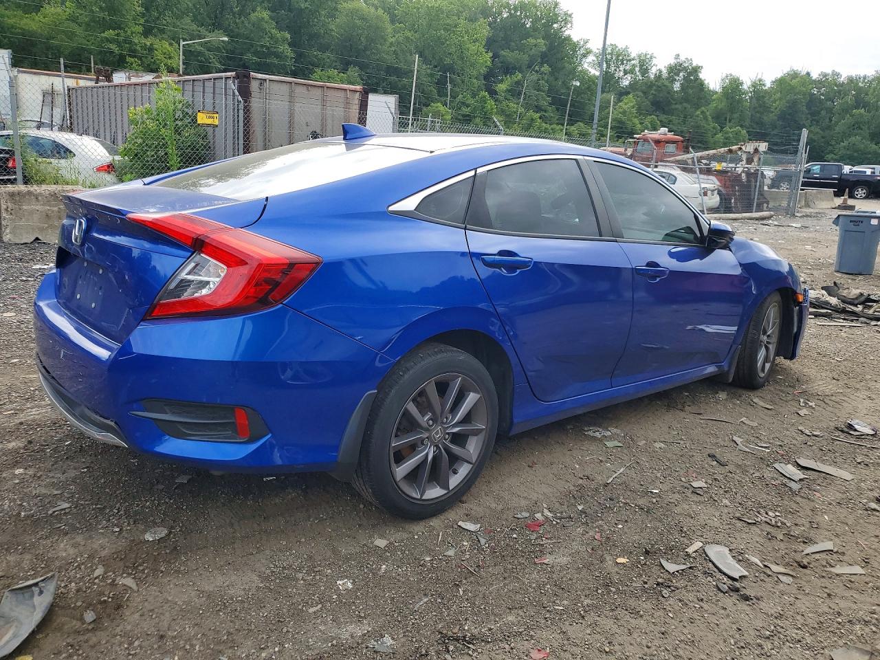 2020 Honda Civic Ex Blue vin: 19XFC1F36LE209151