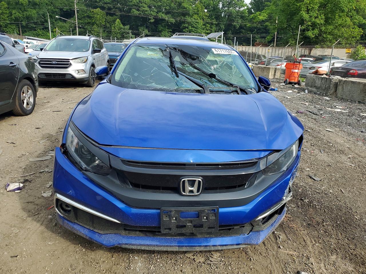 2020 Honda Civic Ex Blue vin: 19XFC1F36LE209151