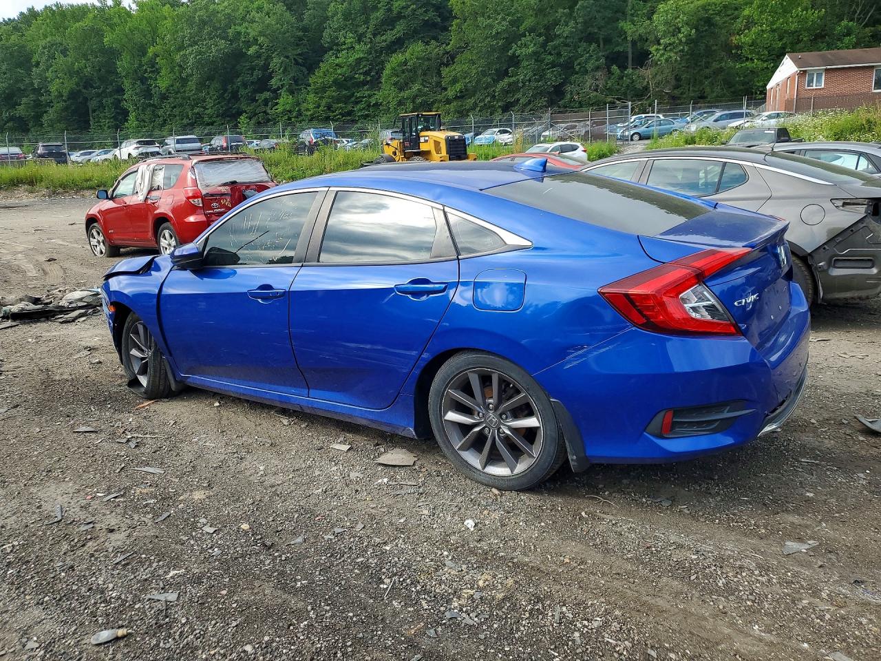 2020 Honda Civic Ex Blue vin: 19XFC1F36LE209151