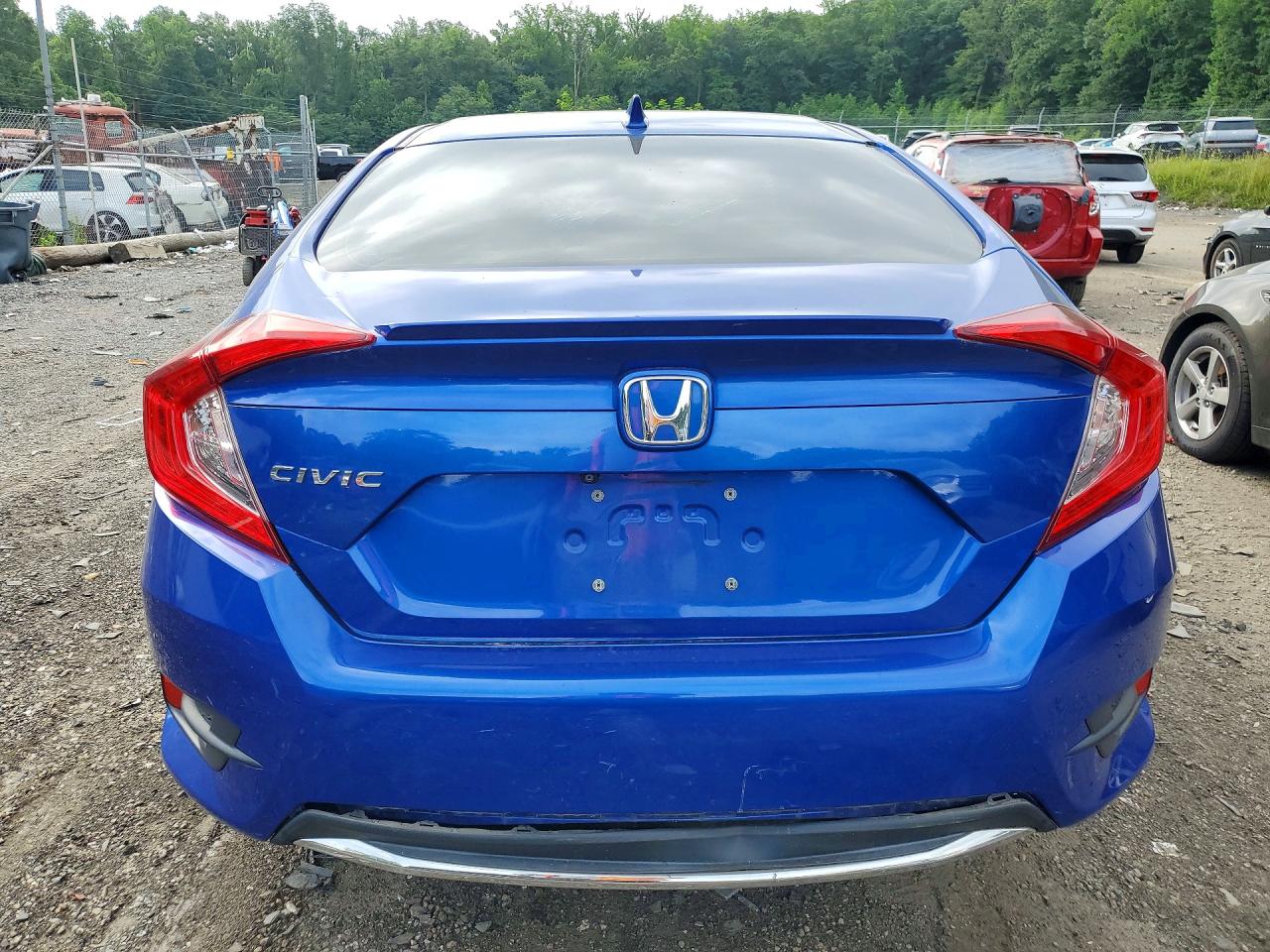 2020 Honda Civic Ex Blue vin: 19XFC1F36LE209151