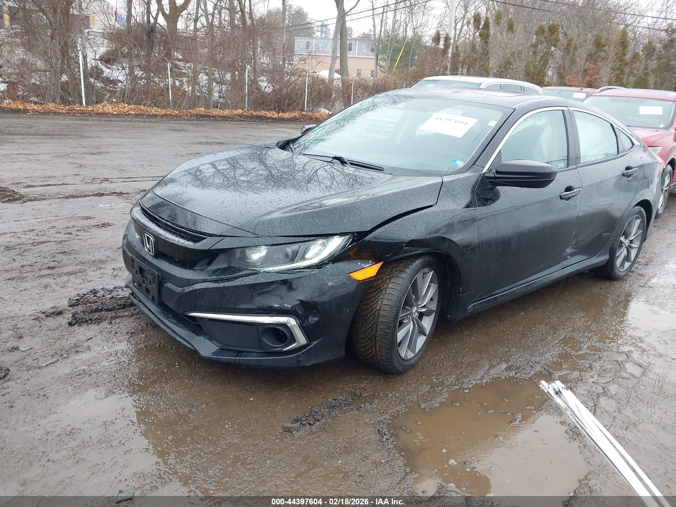 2021 Honda Civic Ex Black vin: 19XFC1F36ME200385