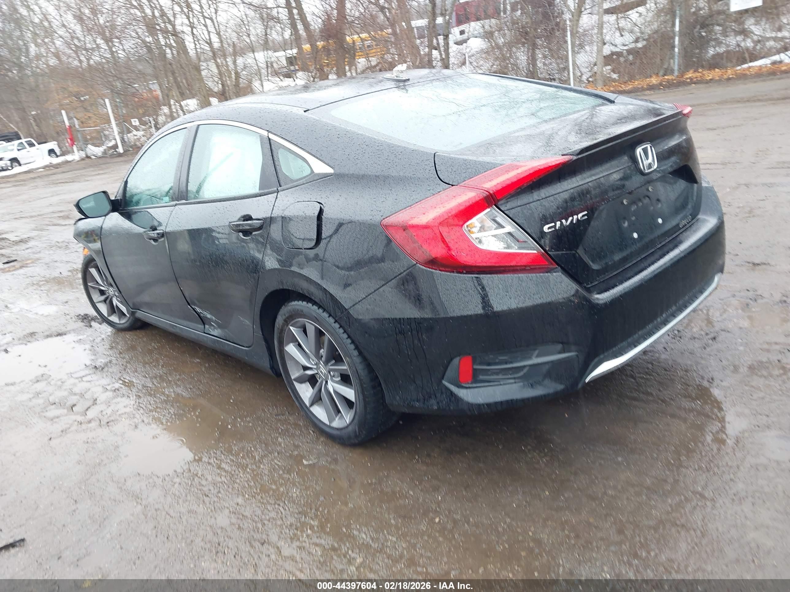 2021 Honda Civic Ex Black vin: 19XFC1F36ME200385