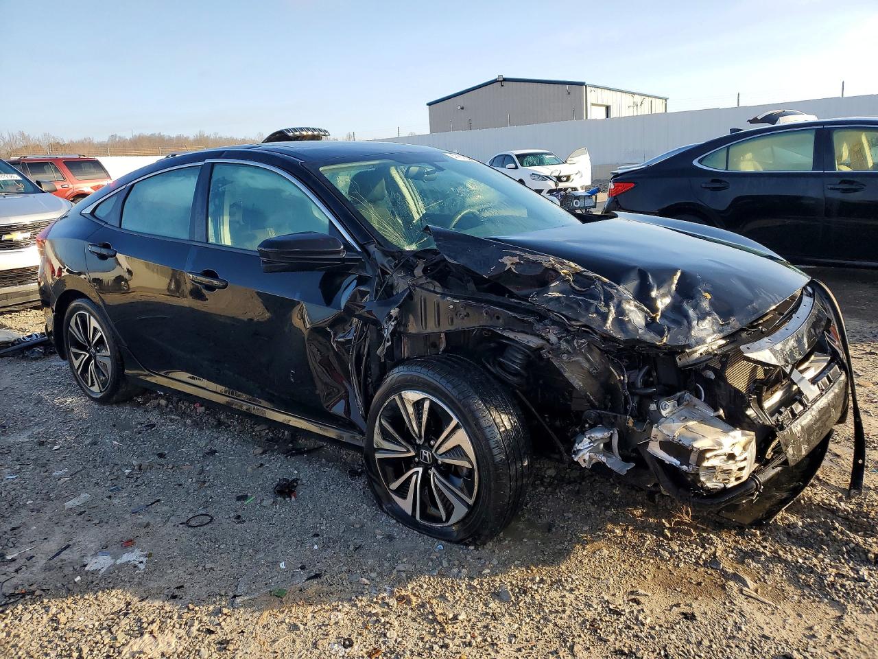 2016 Honda Civic Ex Black vin: 19XFC1F37GE006436