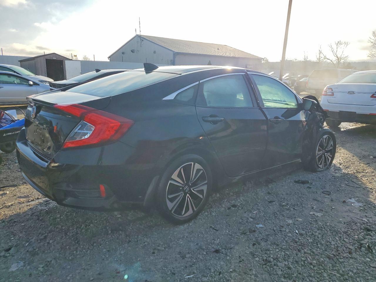 2016 Honda Civic Ex Black vin: 19XFC1F37GE006436