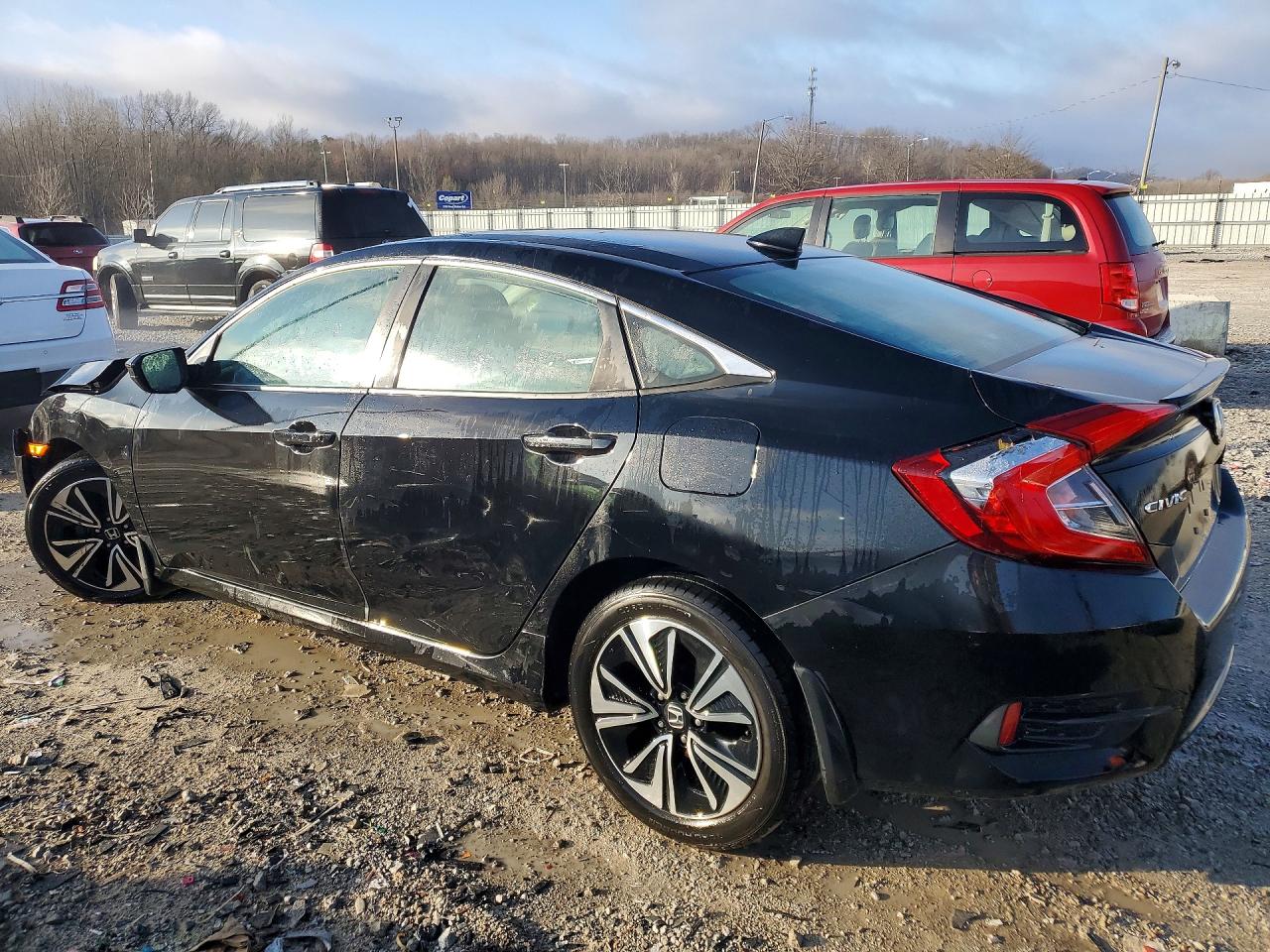2016 Honda Civic Ex Black vin: 19XFC1F37GE006436