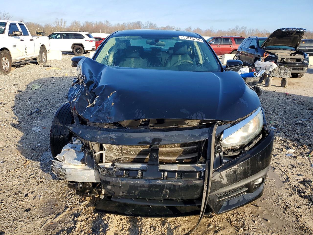 2016 Honda Civic Ex Black vin: 19XFC1F37GE006436