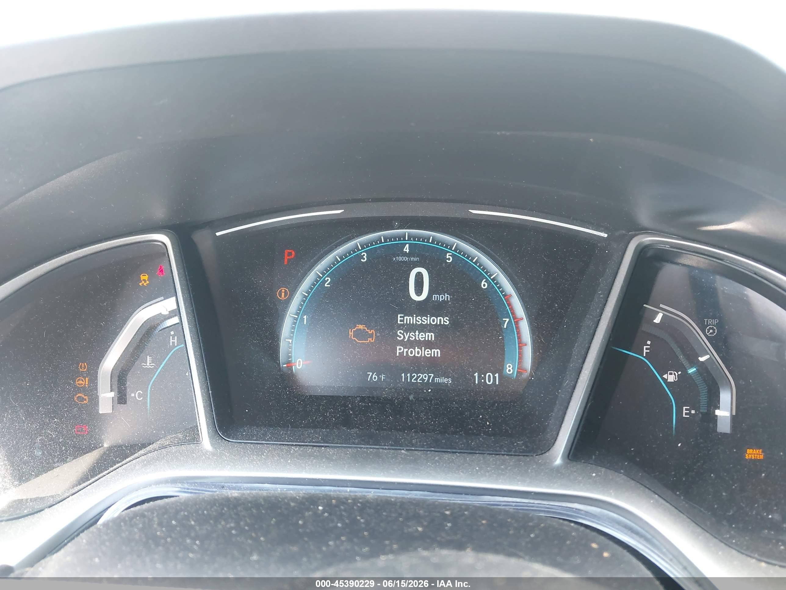 2017 Honda Civic Ex-t Gray vin: 19XFC1F37HE209487