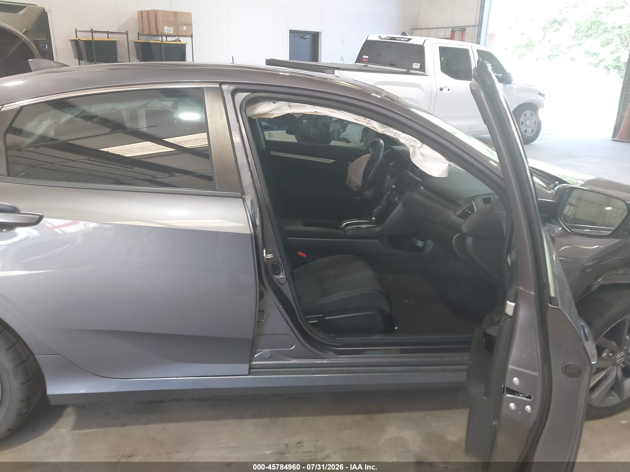 2020 Honda Civic Ex Gray vin: 19XFC1F37LE000940