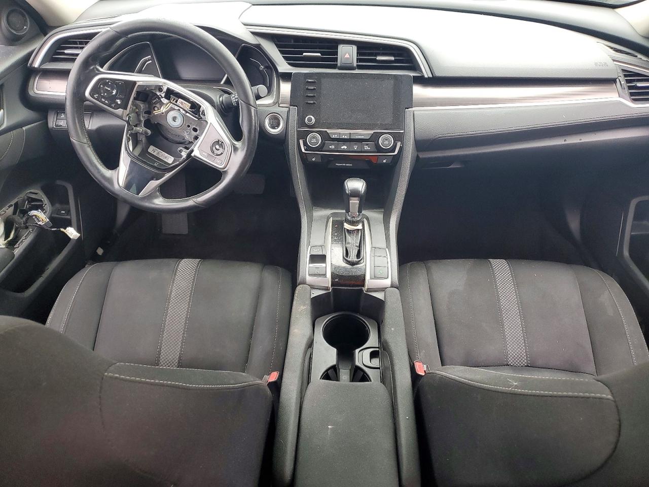 2020 Honda Civic Ex White vin: 19XFC1F37LE007077