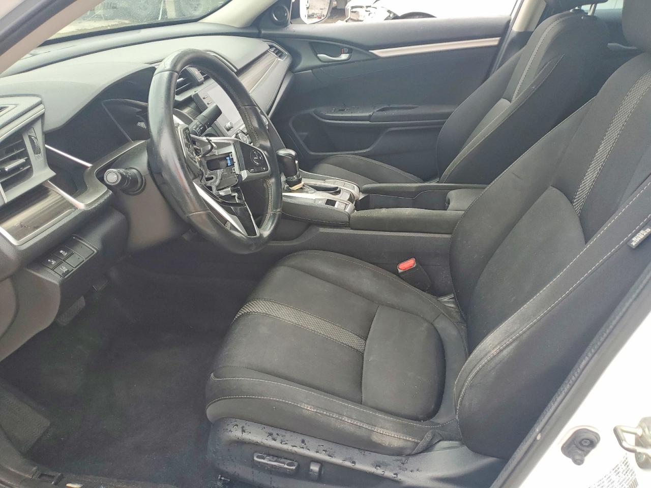 2020 Honda Civic Ex White vin: 19XFC1F37LE007077