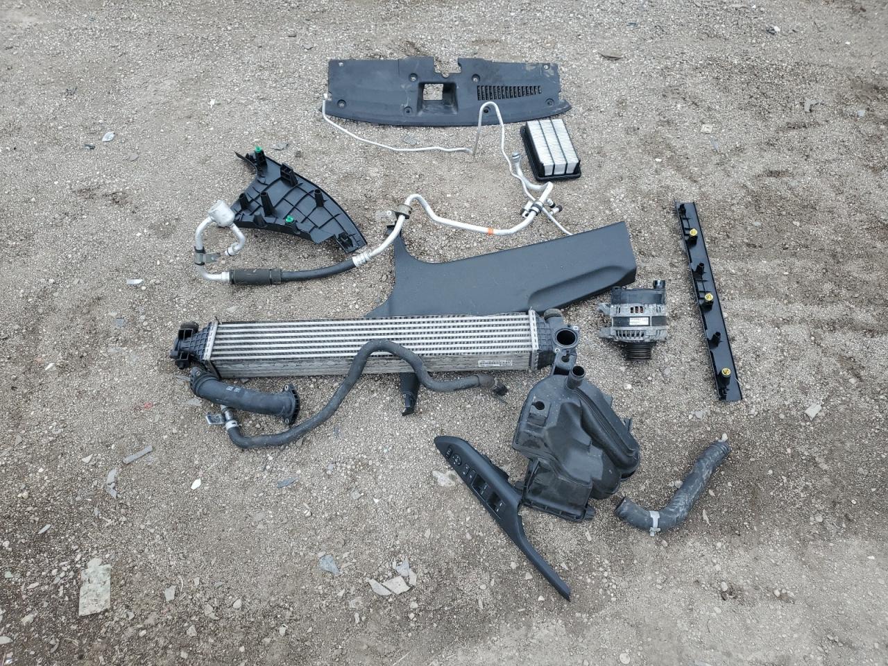 2020 Honda Civic Ex White vin: 19XFC1F37LE007077 Damage: Hoses/Belts, Broken, Replacement Required