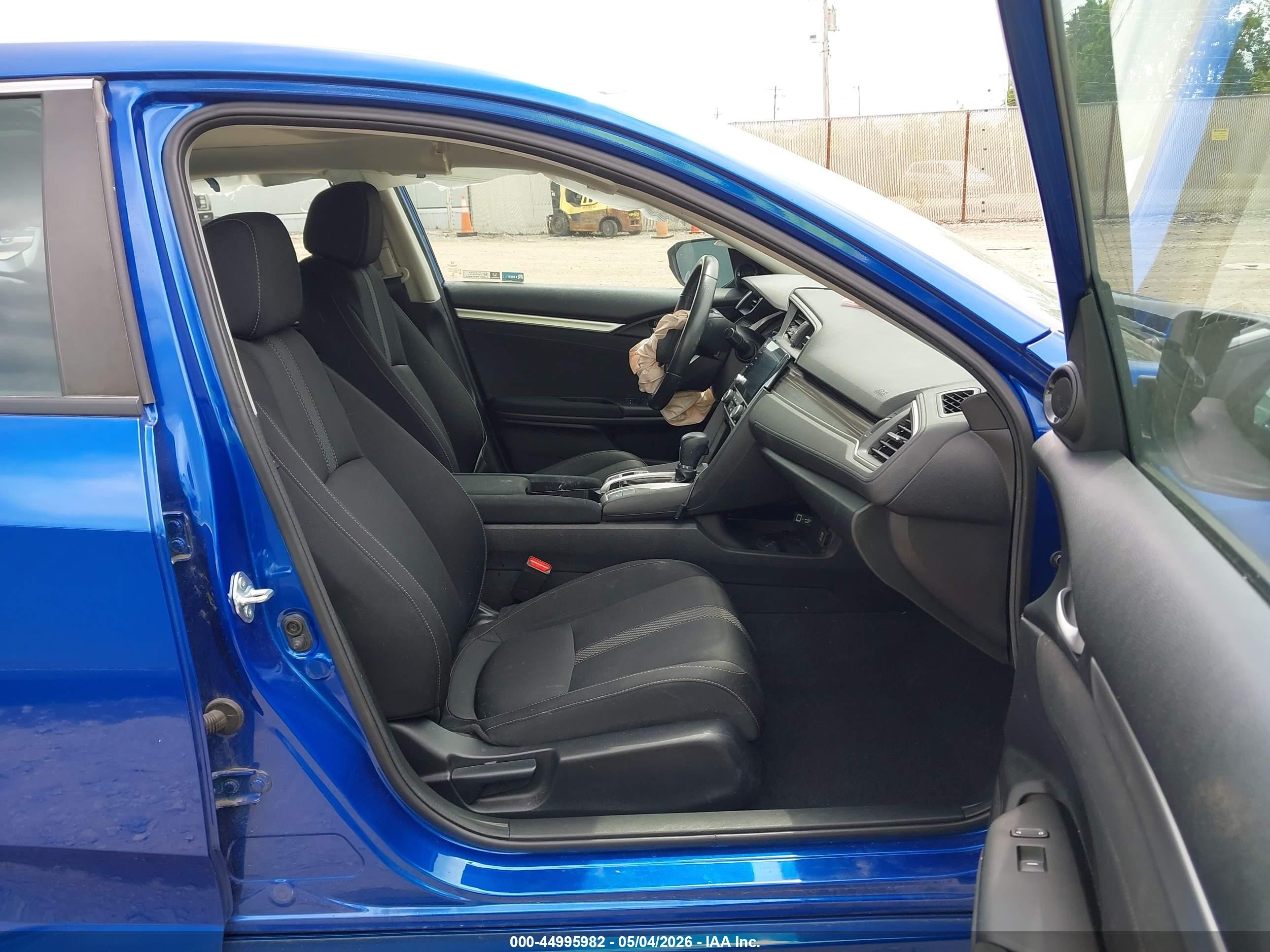 2021 Honda Civic Ex Синий vin: 19XFC1F37ME009378