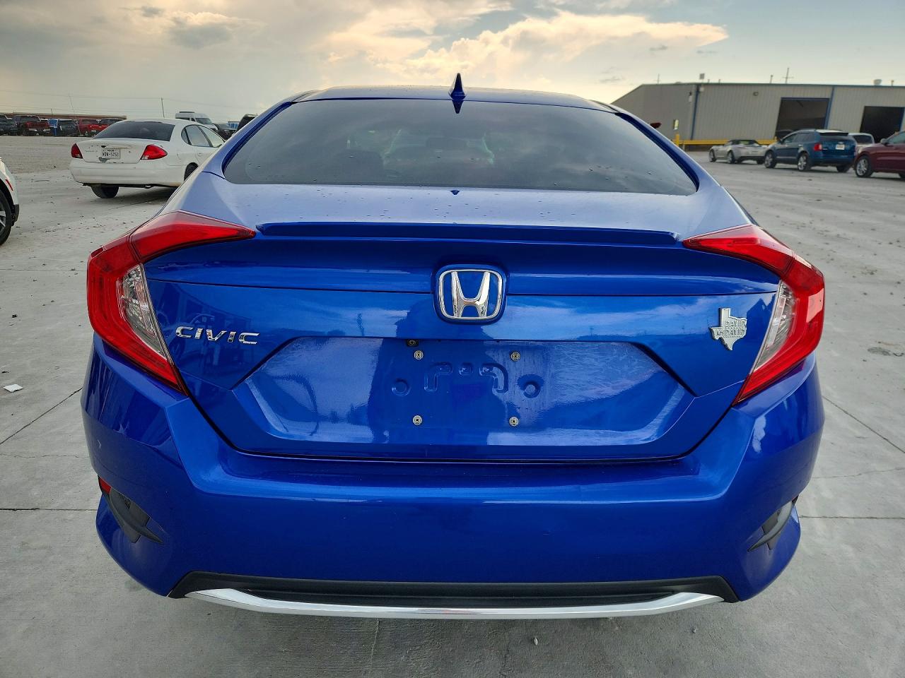 2019 Honda Civic Ex Blue vin: 19XFC1F38KE017633