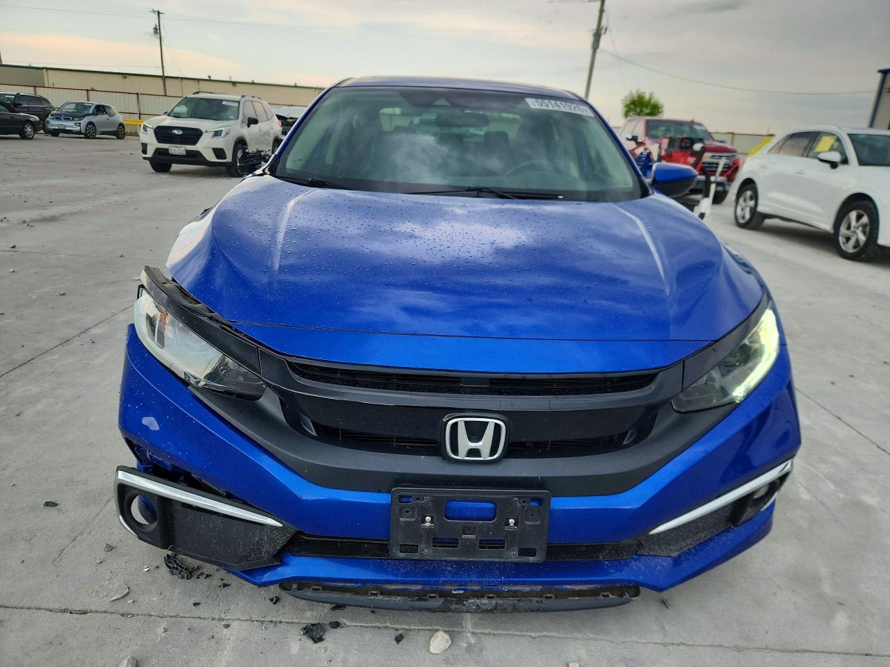 2019 Honda Civic Ex Blue vin: 19XFC1F38KE017633