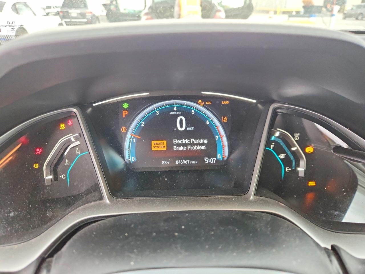 2019 Honda Civic Ex Blue vin: 19XFC1F38KE017633