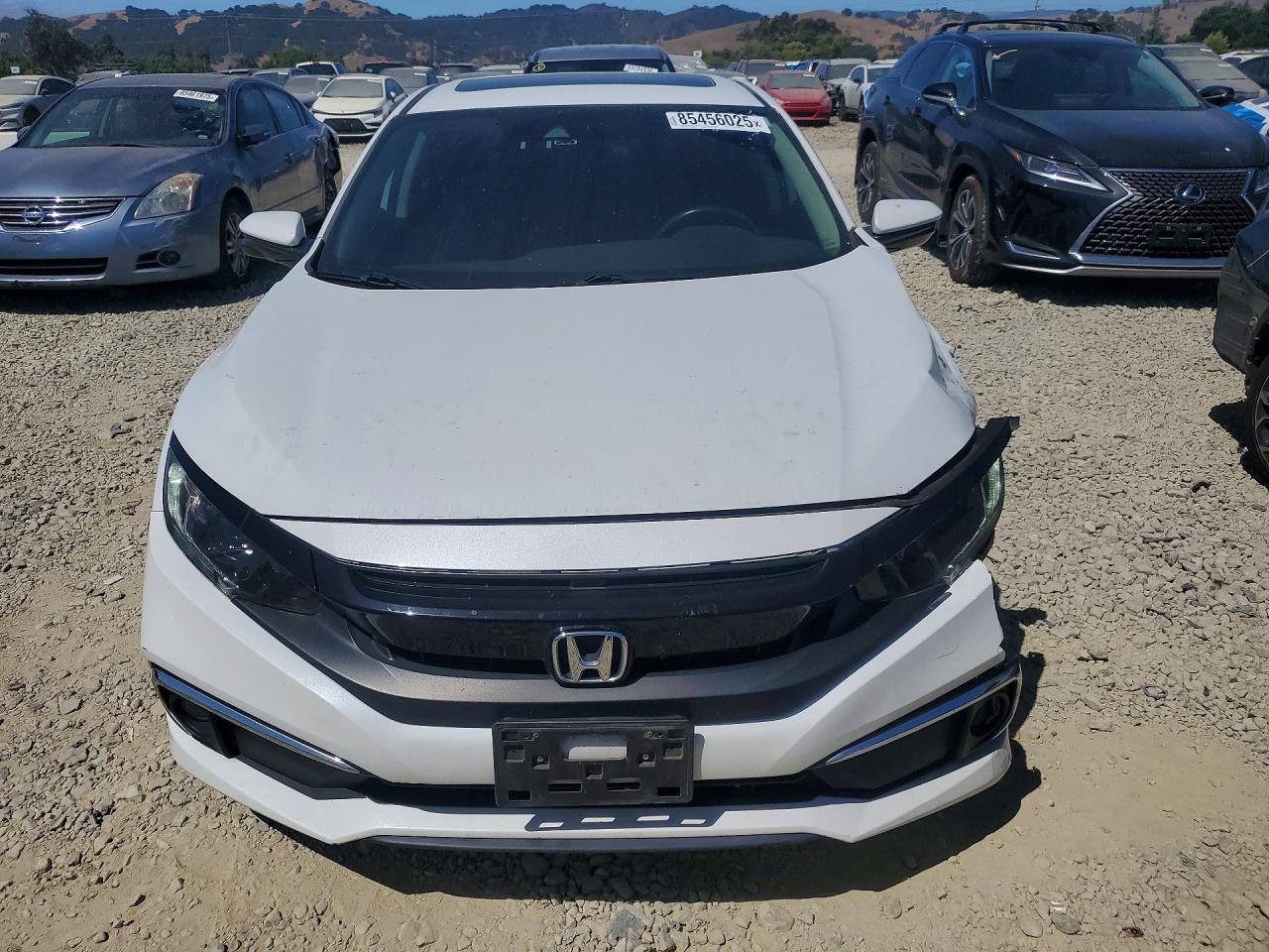 2019 Honda Civic Ex White vin: 19XFC1F38KE213748