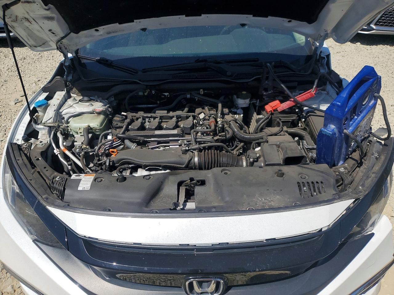 2019 Honda Civic Ex White vin: 19XFC1F38KE213748
