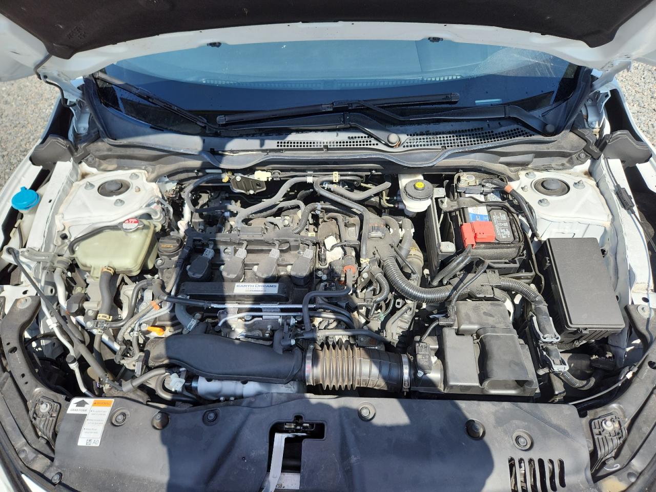 2020 Honda Civic Ex White vin: 19XFC1F38LE013194