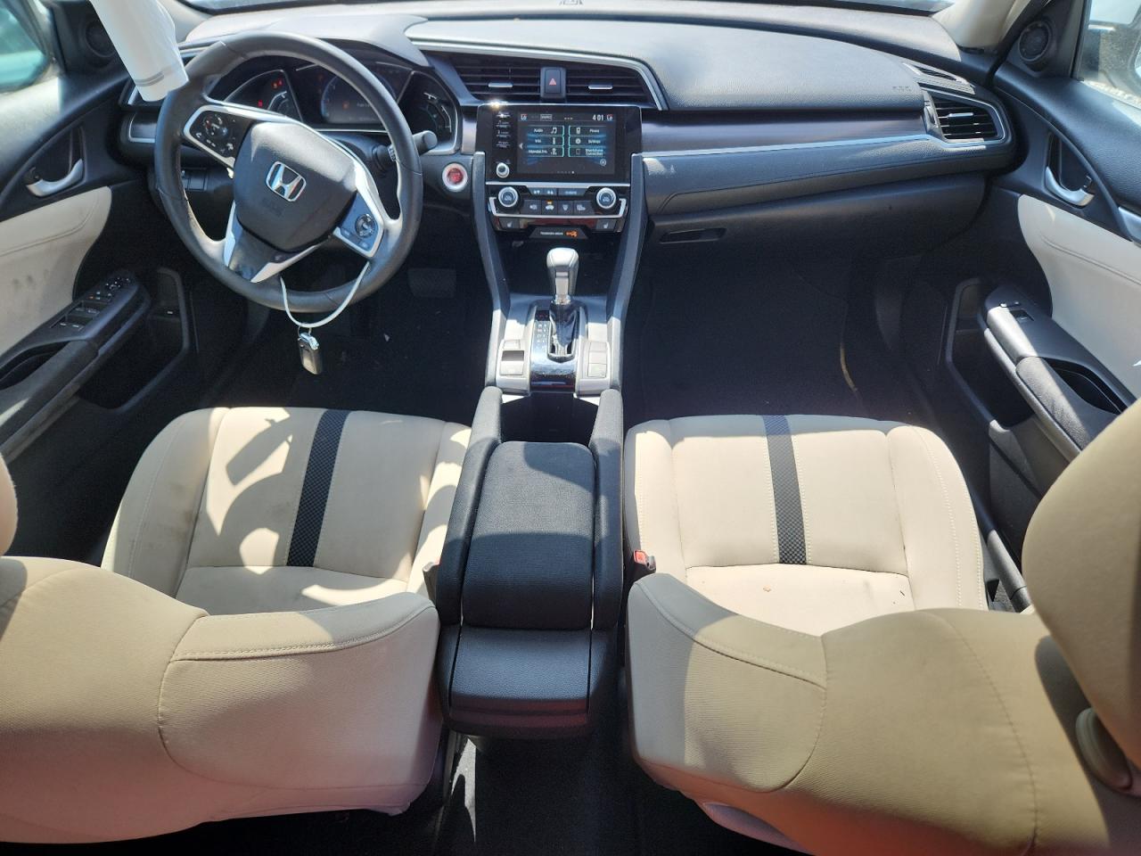 2020 Honda Civic Ex White vin: 19XFC1F38LE013194