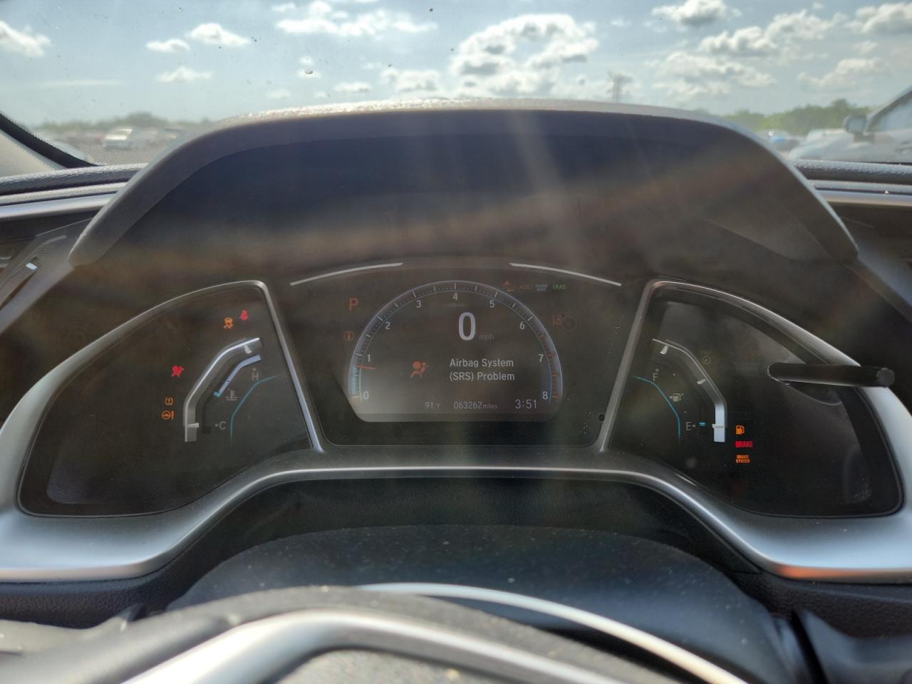 2020 Honda Civic Ex White vin: 19XFC1F38LE013194
