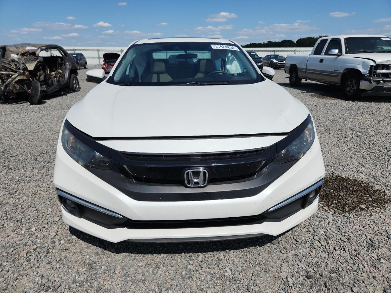 2020 Honda Civic Ex White vin: 19XFC1F38LE013194