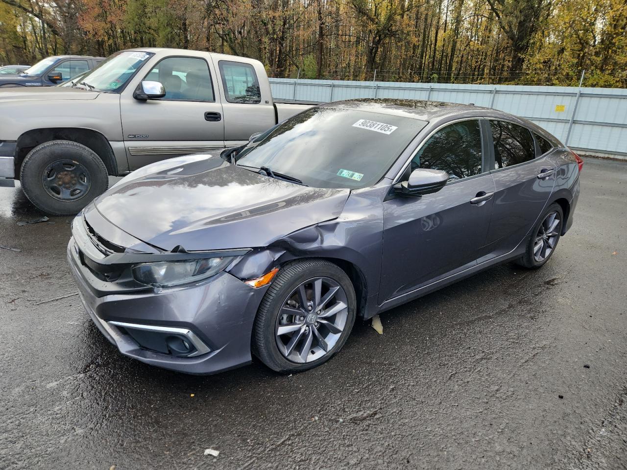 2020 Honda Civic Ex Charcoal vin: 19XFC1F38LE209992