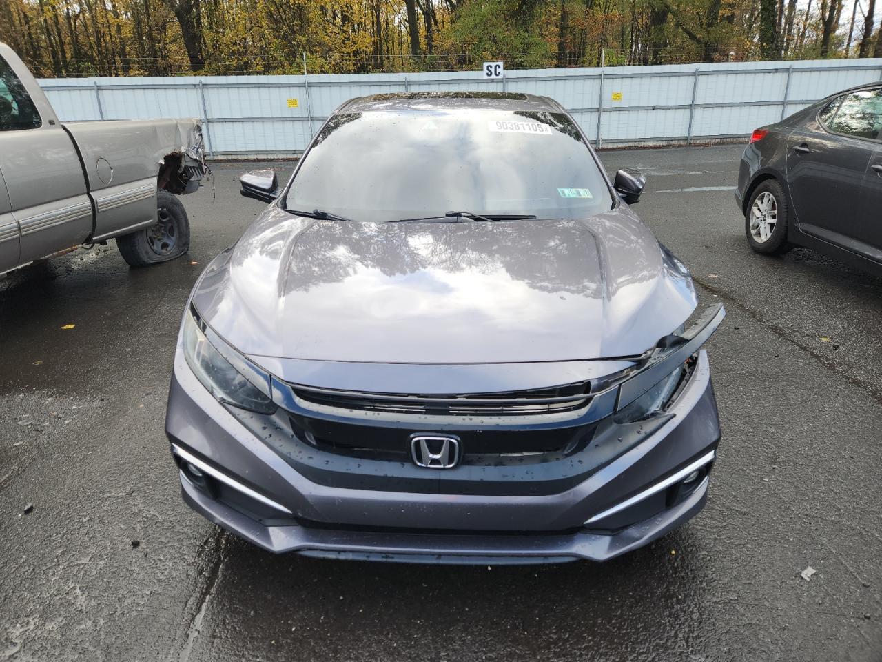 2020 Honda Civic Ex Charcoal vin: 19XFC1F38LE209992