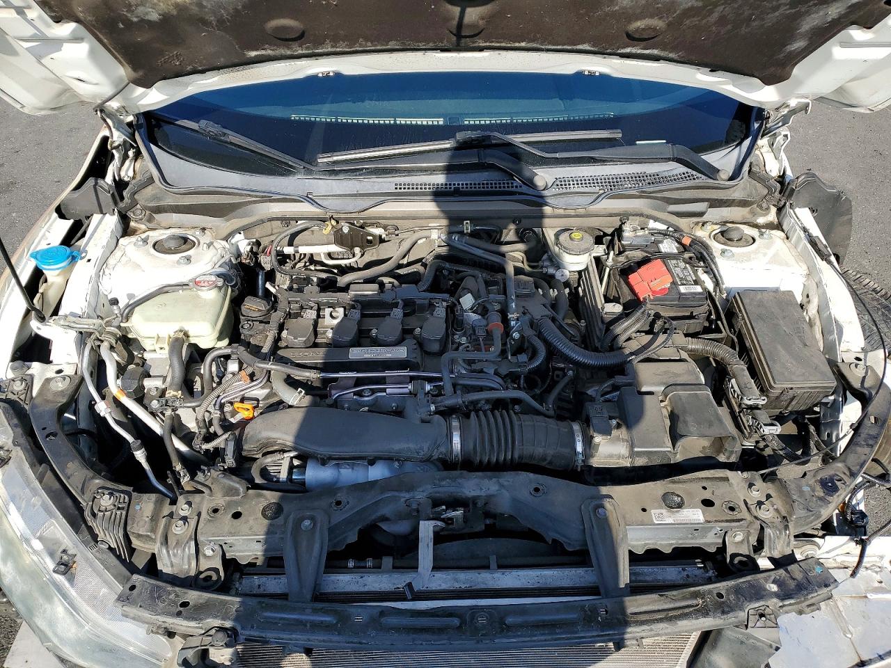 2018 Honda Civic Ex White vin: 19XFC1F39JE201574