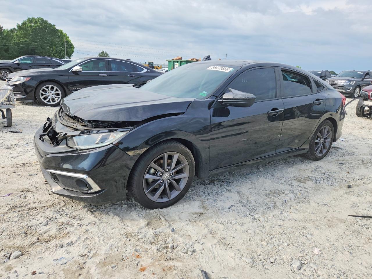 2021 Honda Civic Ex Black vin: 19XFC1F39ME013755