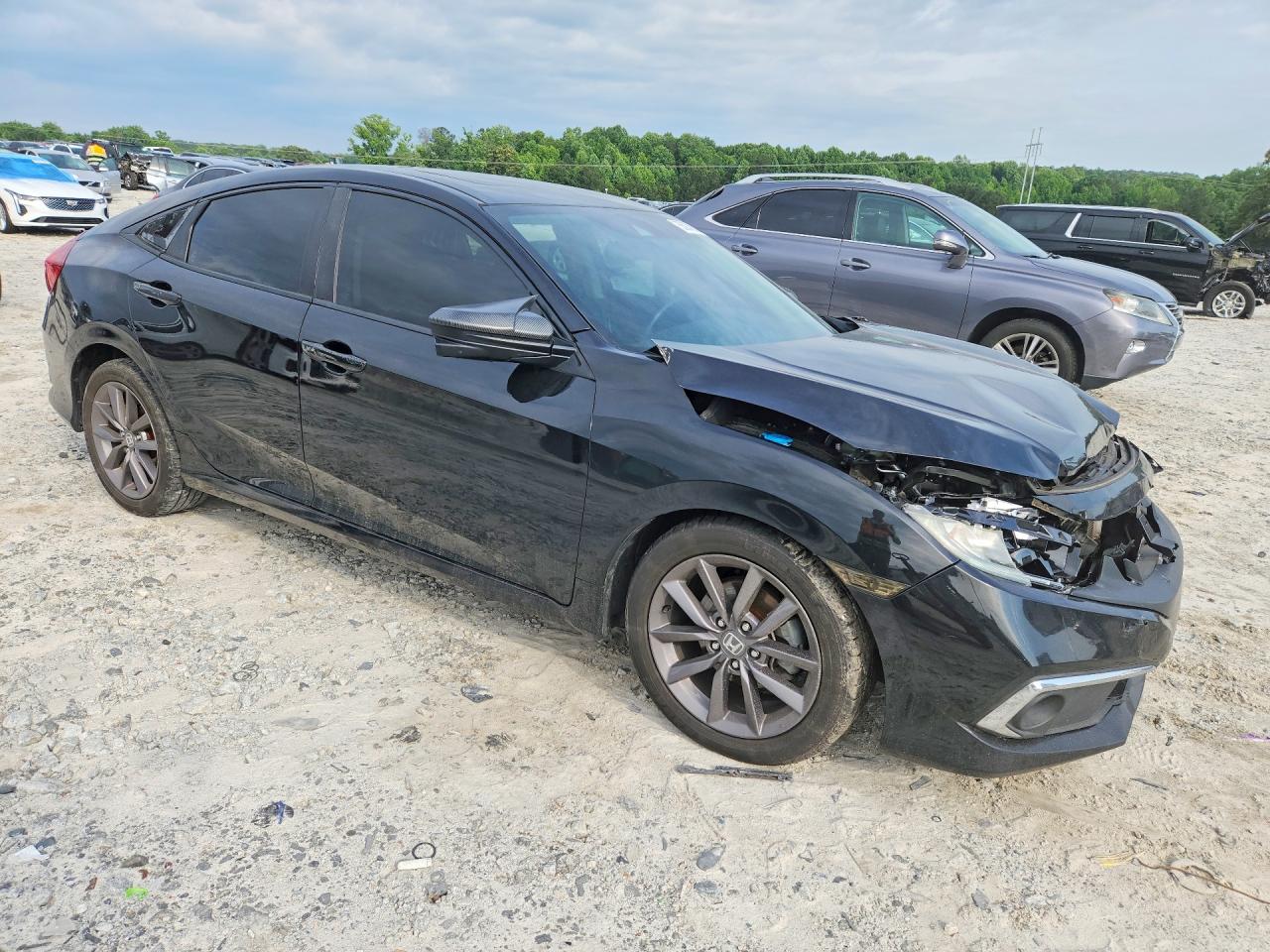 2021 Honda Civic Ex Black vin: 19XFC1F39ME013755