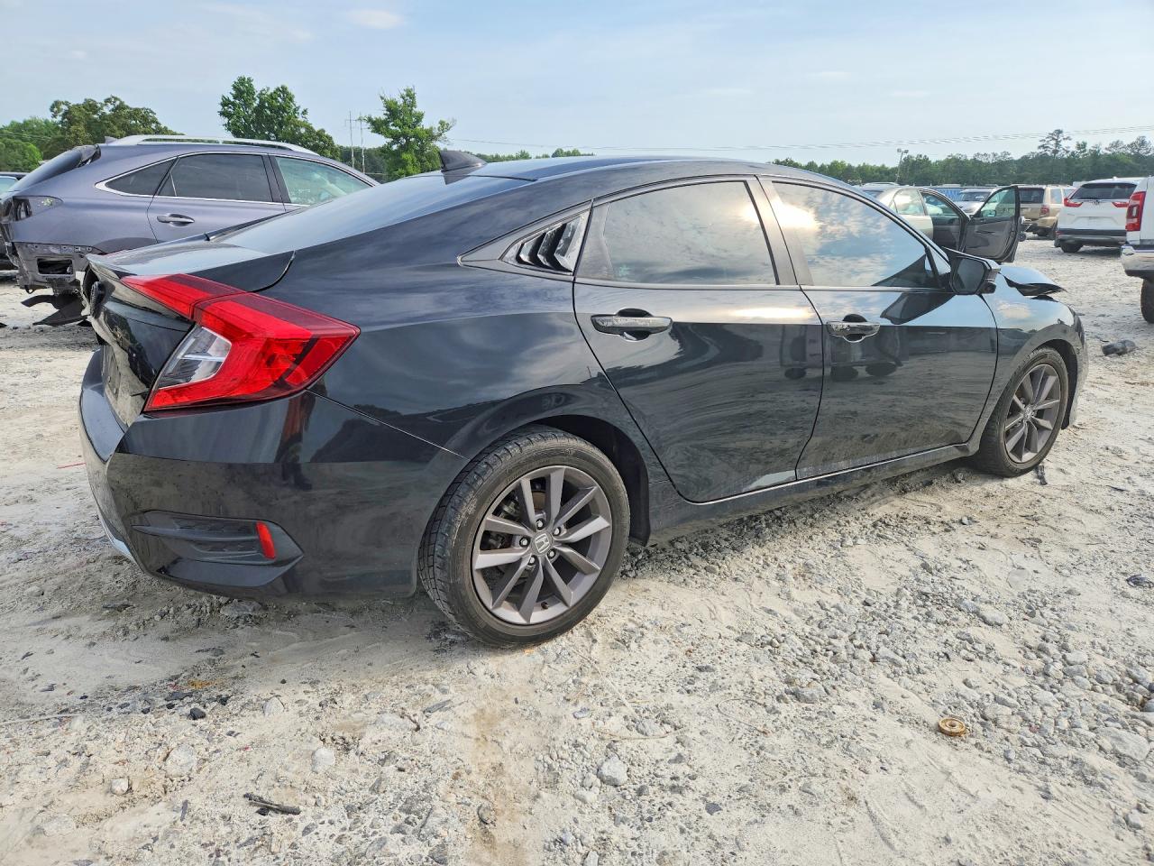 2021 Honda Civic Ex Black vin: 19XFC1F39ME013755