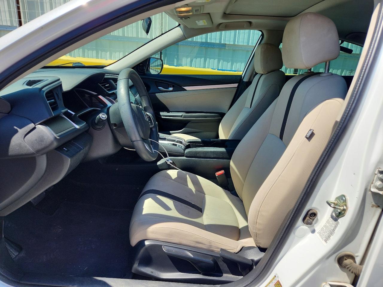 2016 Honda Civic Ex Белый vin: 19XFC1F3XGE206744