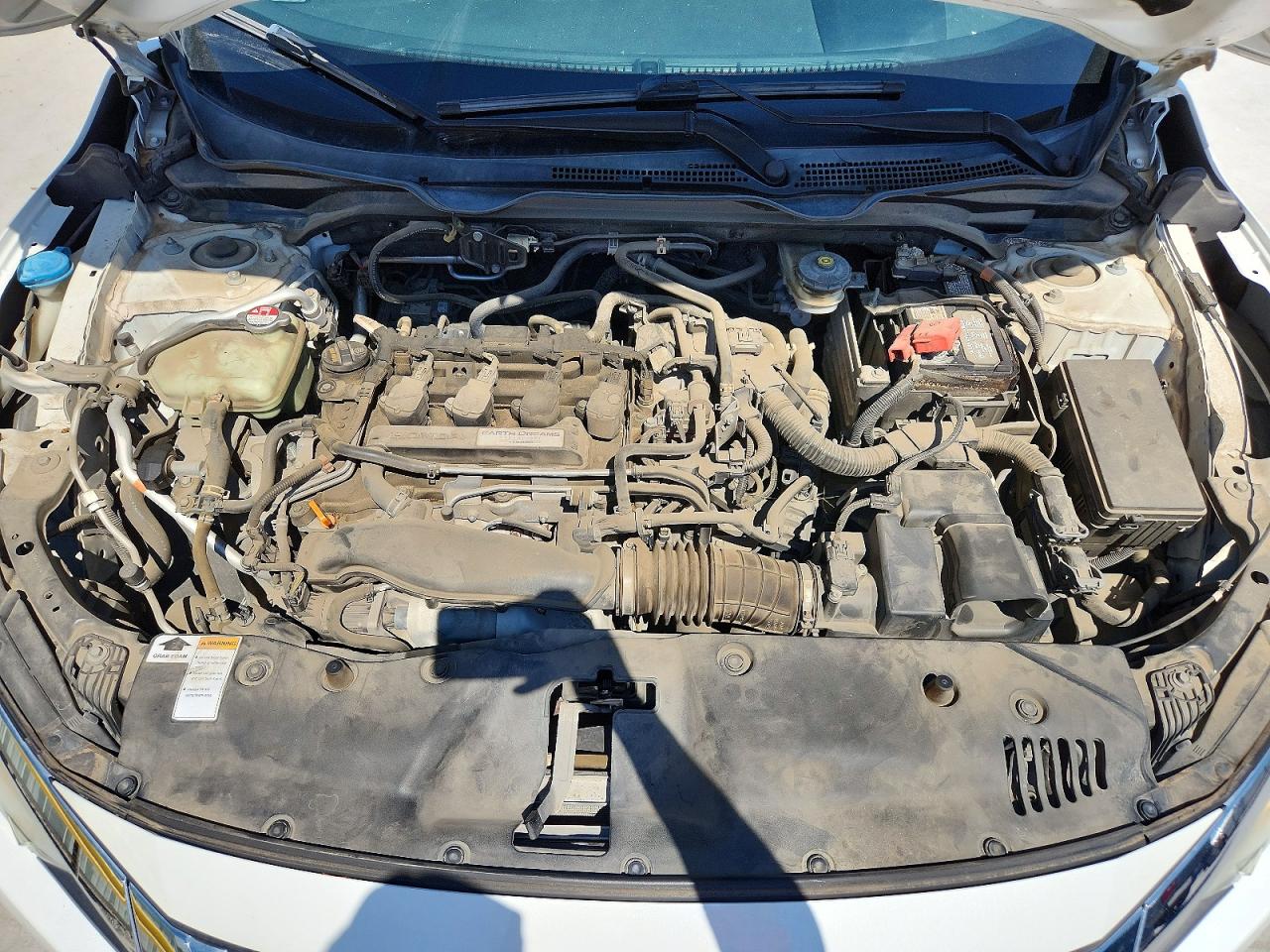 2016 Honda Civic Ex Белый vin: 19XFC1F3XGE206744