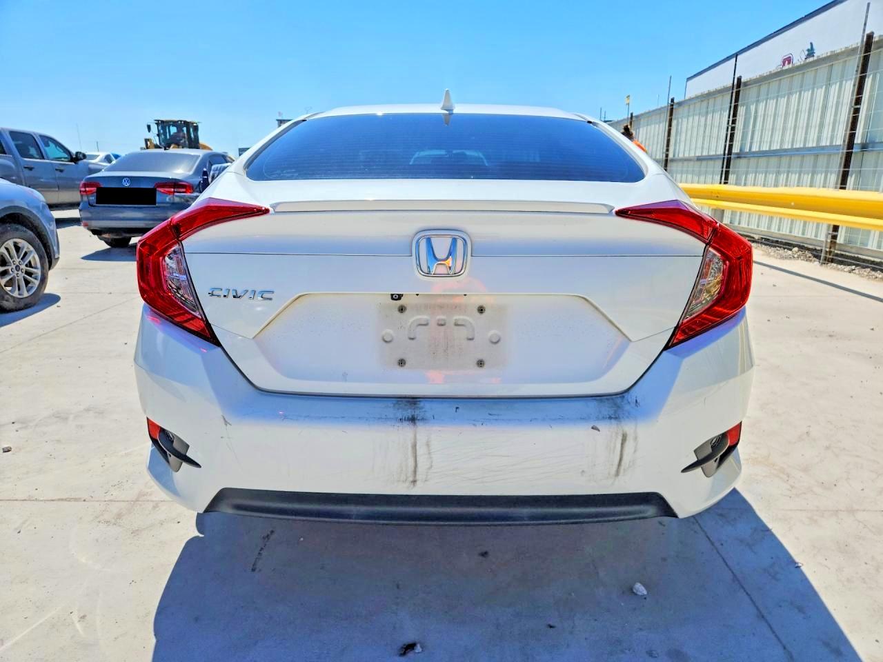 2016 Honda Civic Ex Белый vin: 19XFC1F3XGE206744