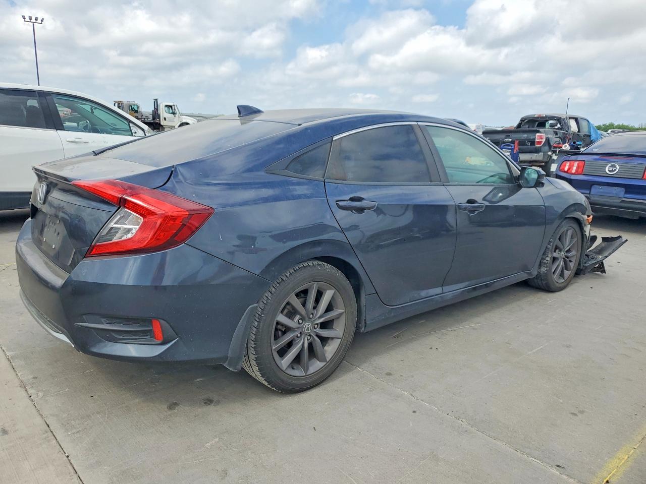 2019 Honda Civic Ex Blue vin: 19XFC1F3XKE205523