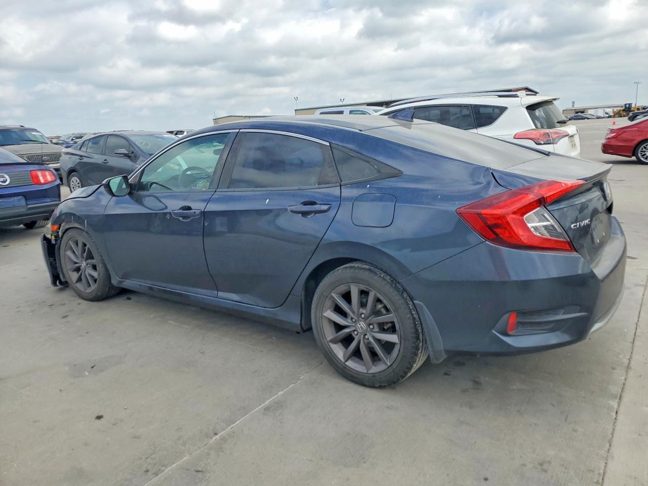 2019 Honda Civic Ex Blue vin: 19XFC1F3XKE205523