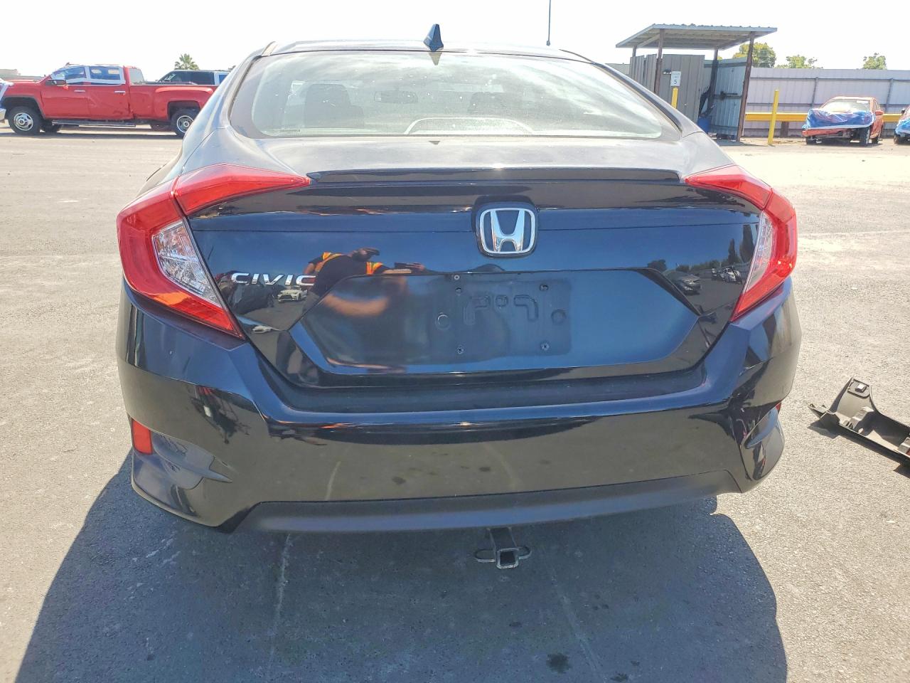 2016 Honda Civic Ex Black vin: 19XFC1F46GE200948