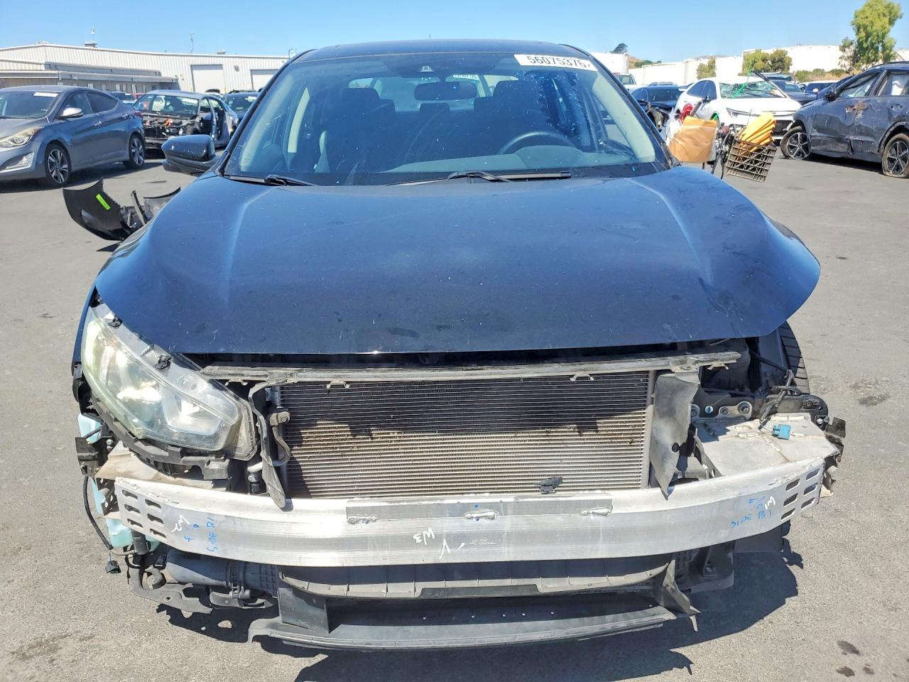 2016 Honda Civic Ex Black vin: 19XFC1F46GE200948