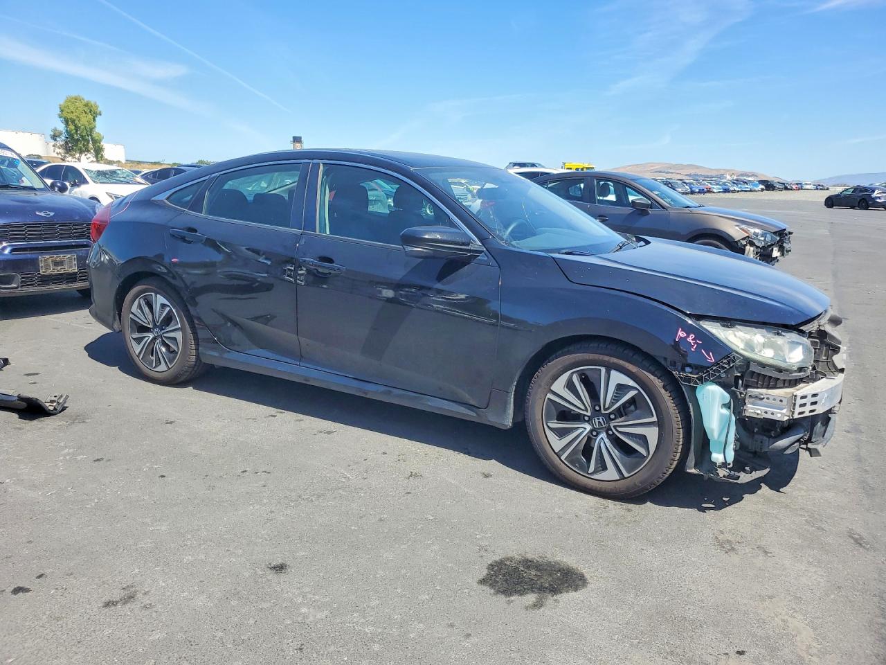 2016 Honda Civic Ex Black vin: 19XFC1F46GE200948