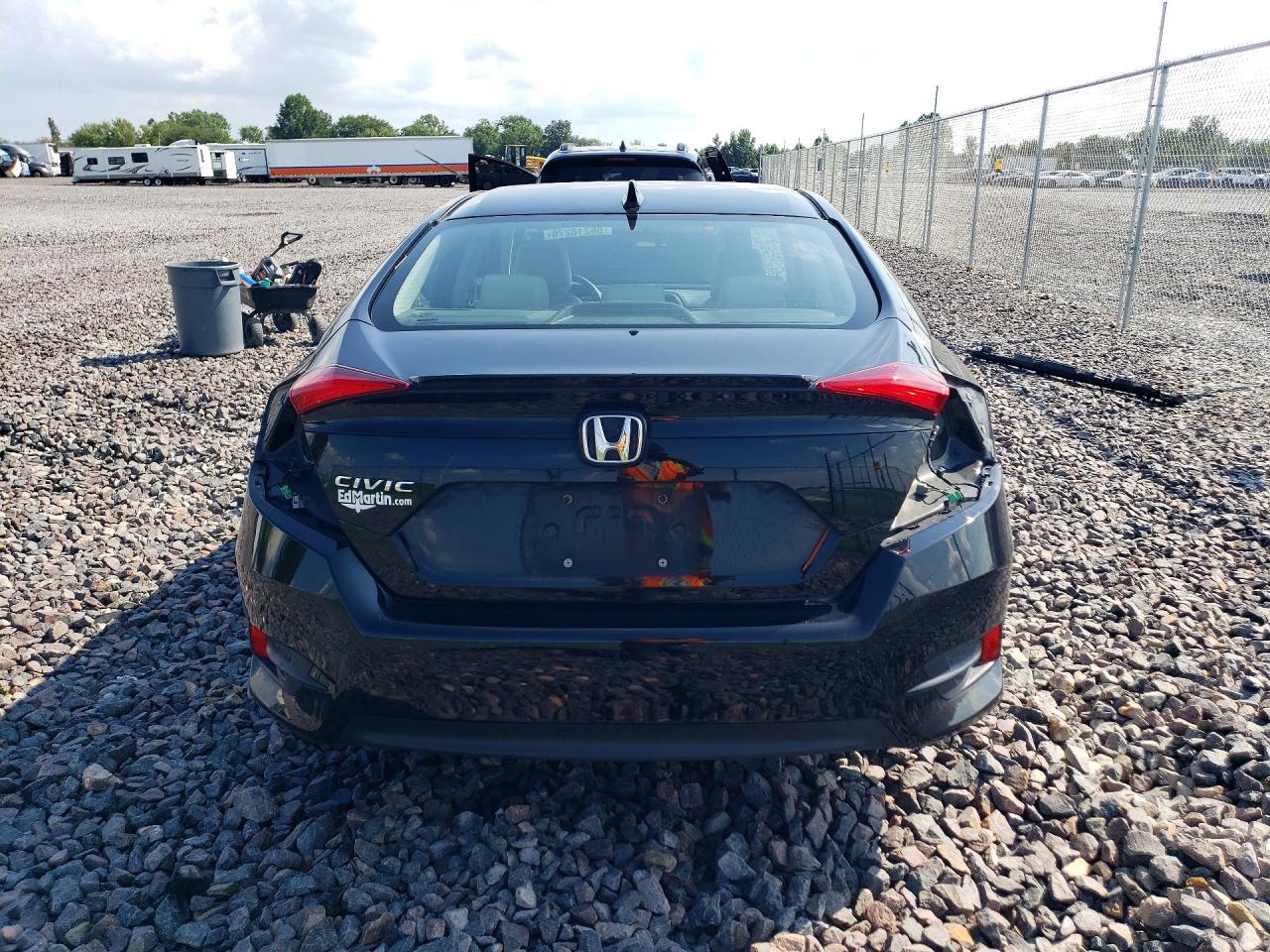 2017 Honda Civic Ex Black vin: 19XFC1F47HE001280