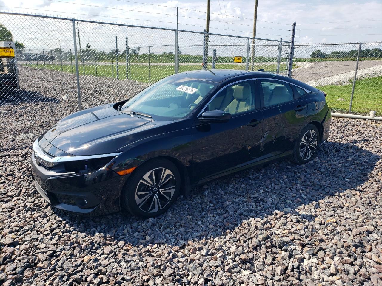 2017 Honda Civic Ex Black vin: 19XFC1F47HE001280