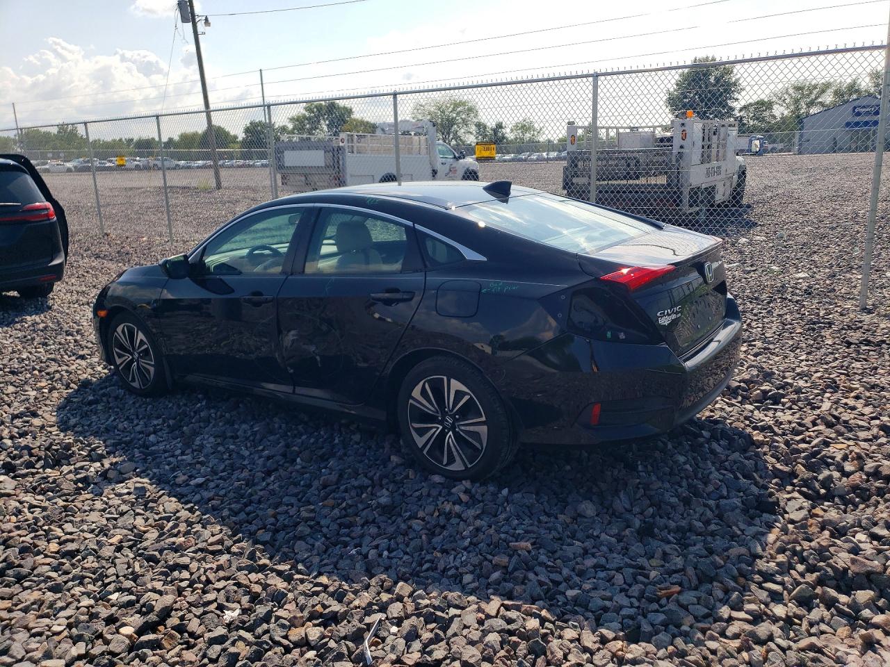 2017 Honda Civic Ex Black vin: 19XFC1F47HE001280