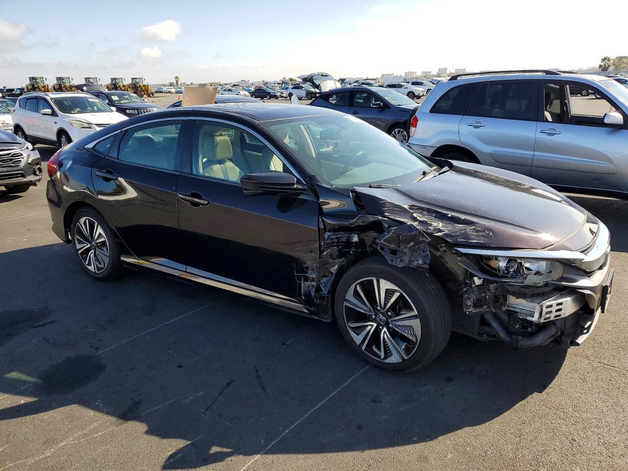 2016 Honda Civic Exl Черный vin: 19XFC1F71GE216324
