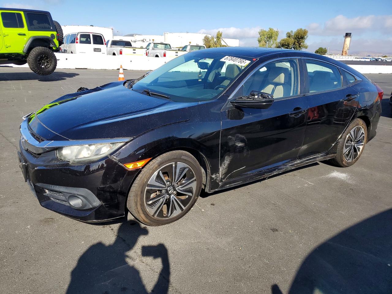 2016 Honda Civic Exl Черный vin: 19XFC1F71GE216324