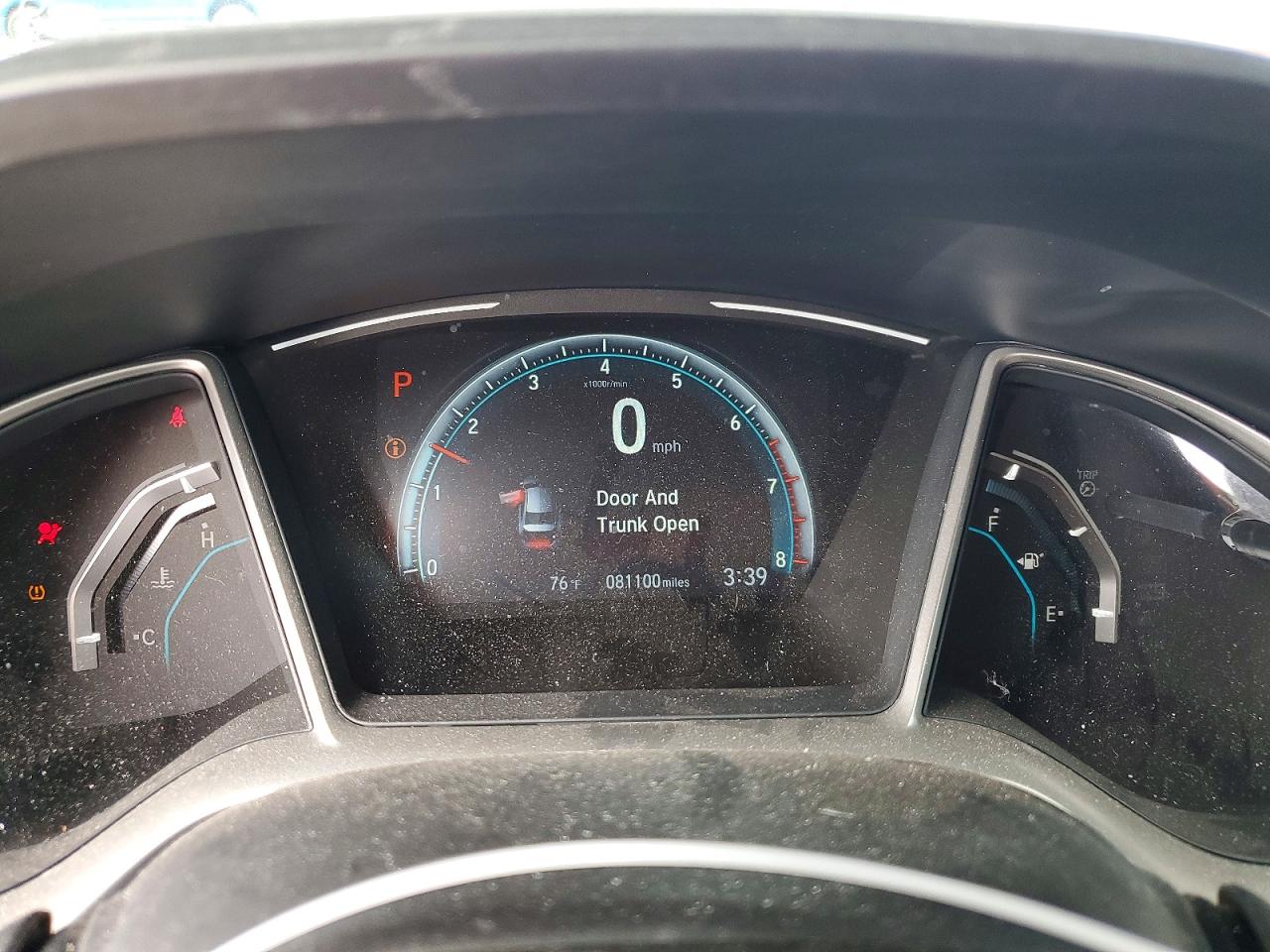 2017 Honda Civic Exl Blue vin: 19XFC1F71HE018375